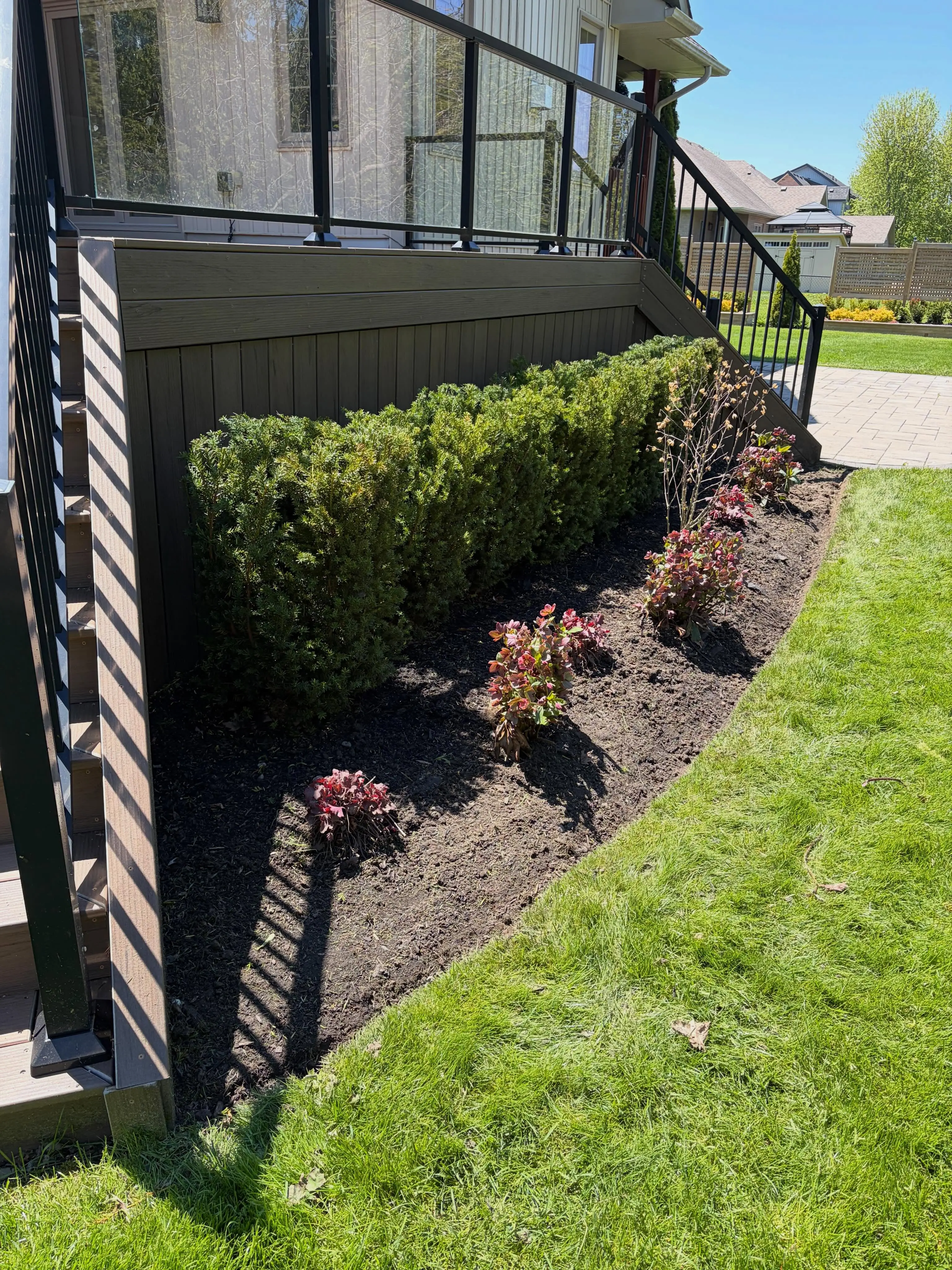 Two towns, two transformations, one busy day and a great team We started the morning prepping these garden beds in Port…