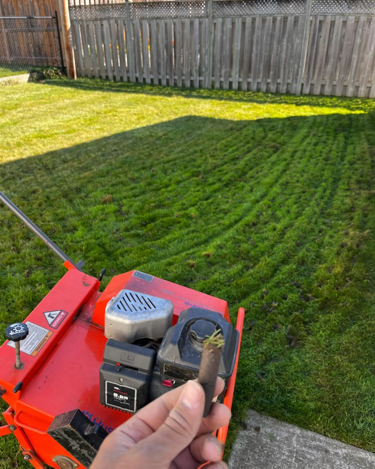 Aeration, overseeding, and top dressing jobs from this week across Durham Region Message us today to lock in your spot…
