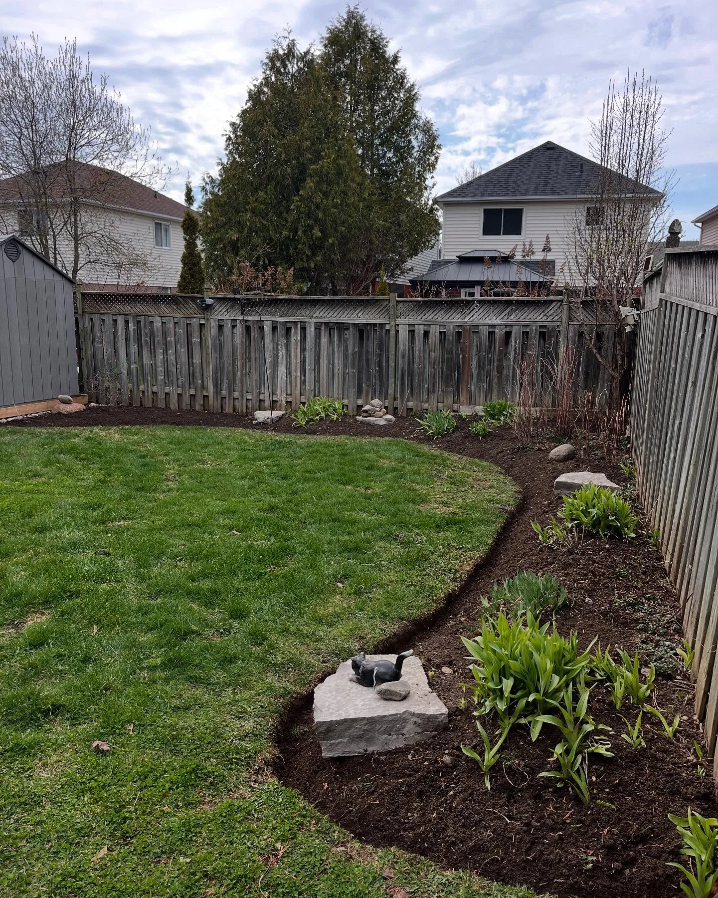Spring clean up for one of our first clients!