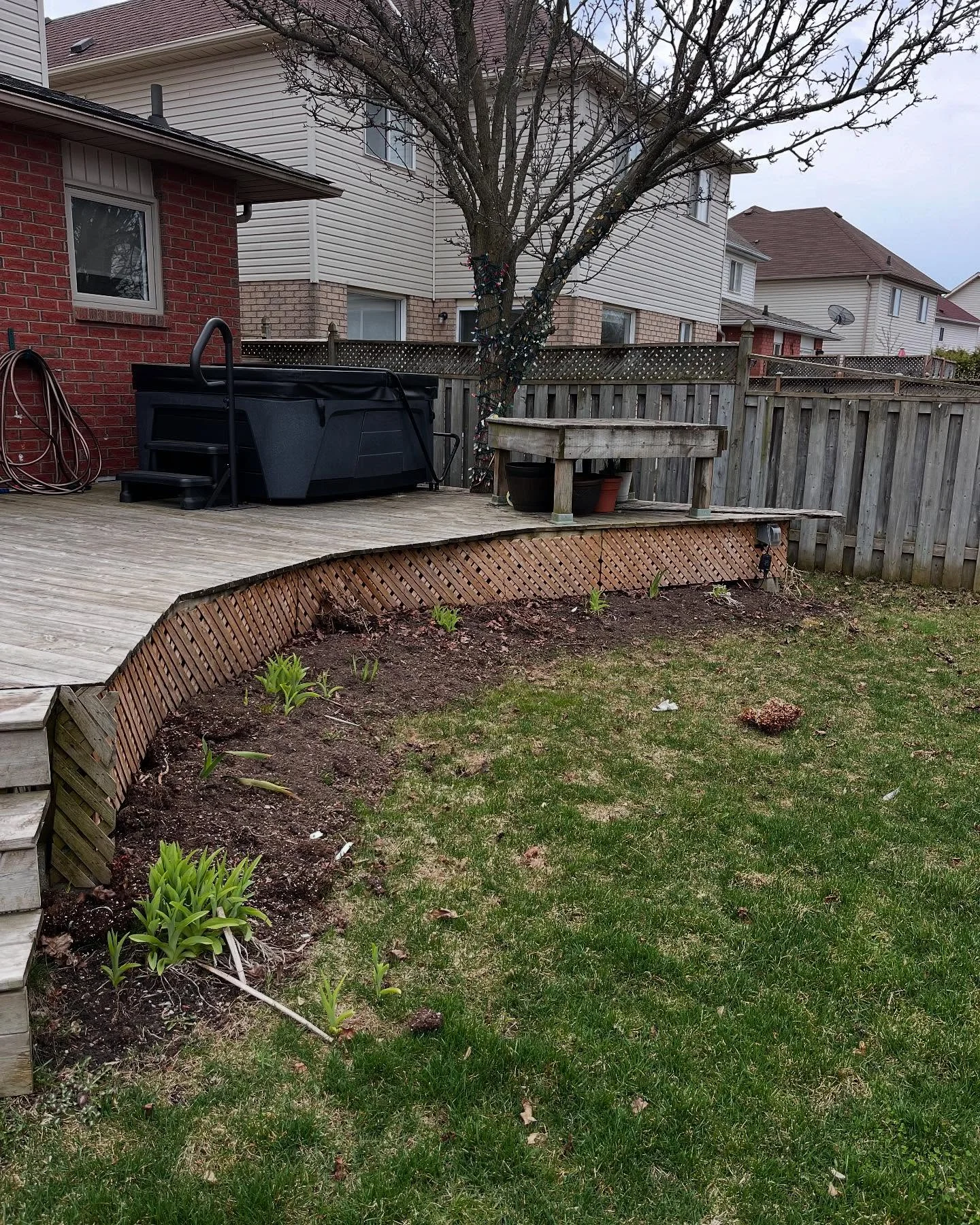 Spring clean up for one of our first clients!