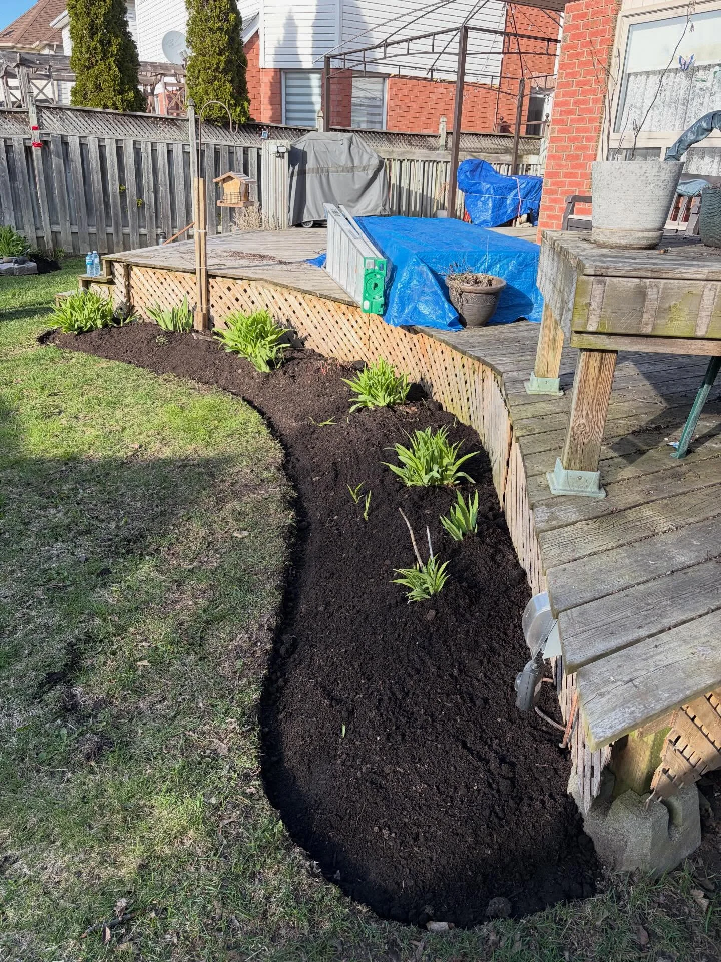 We spent the day giving these garden beds spring treatment that they deserve: a deep natural edge, full de-weeding, and a…
