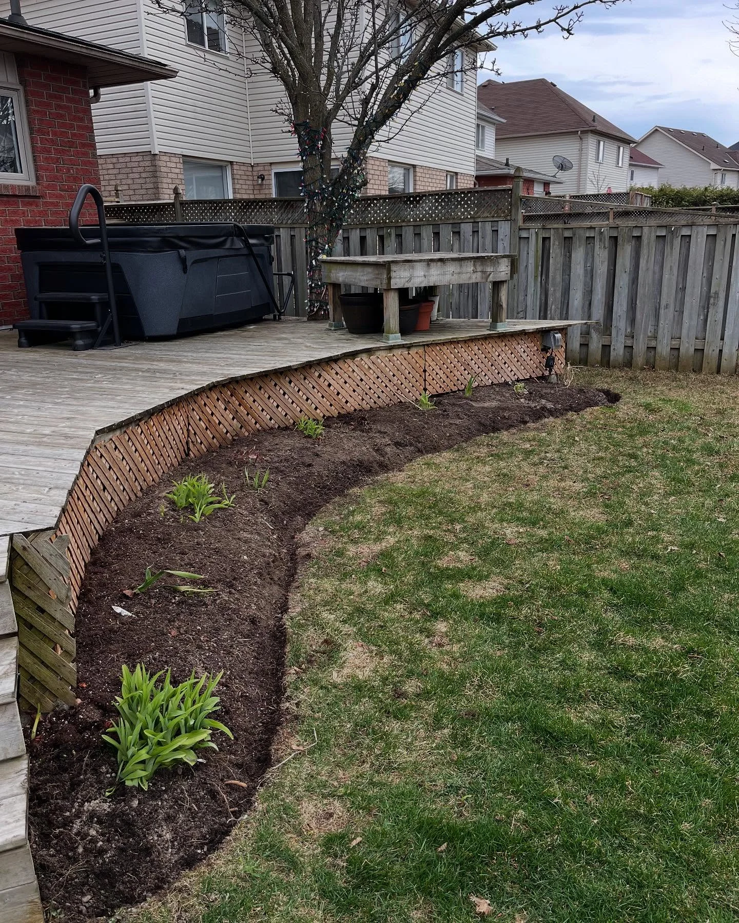 Spring clean up for one of our first clients!