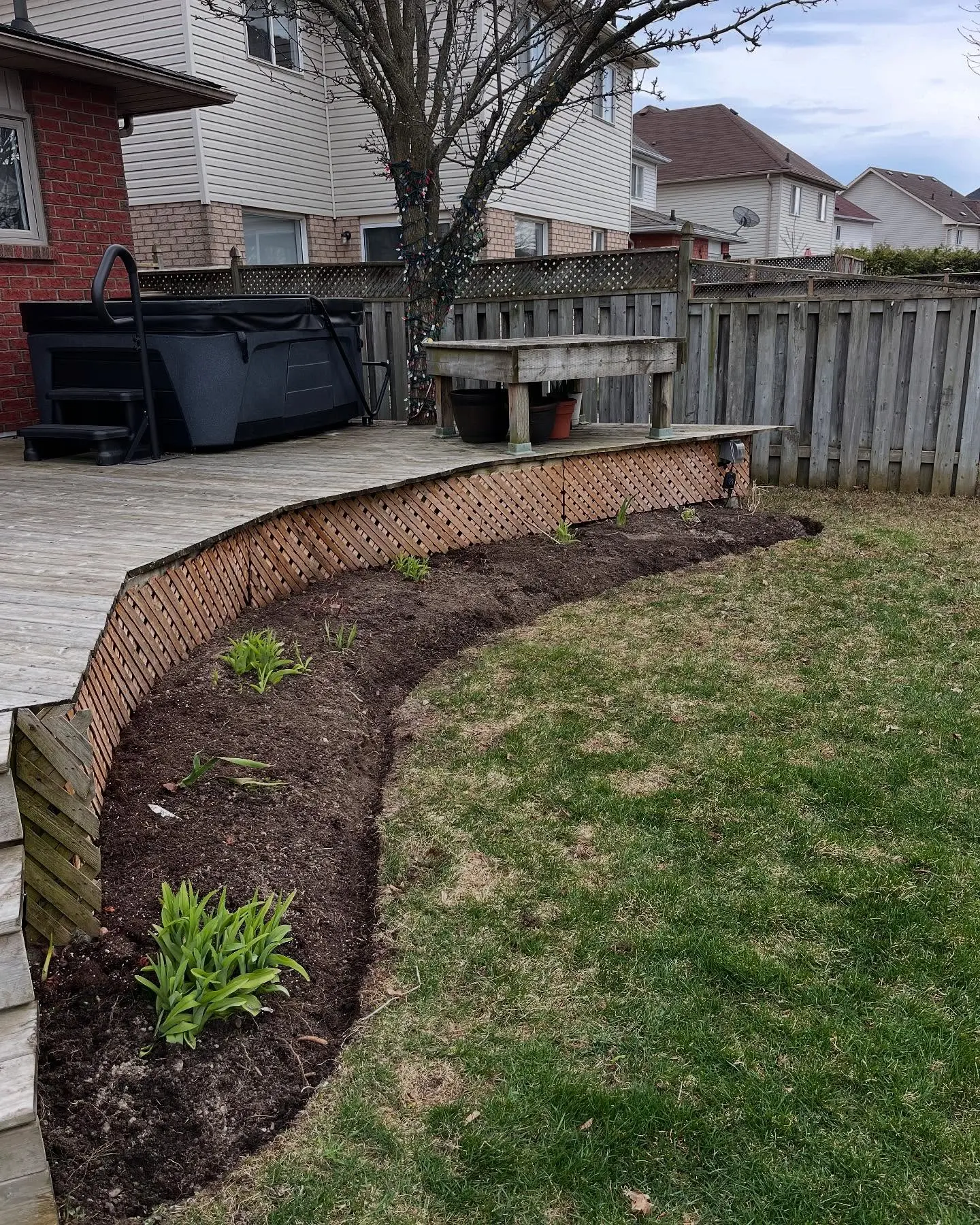 Spring clean up for one of our first clients!