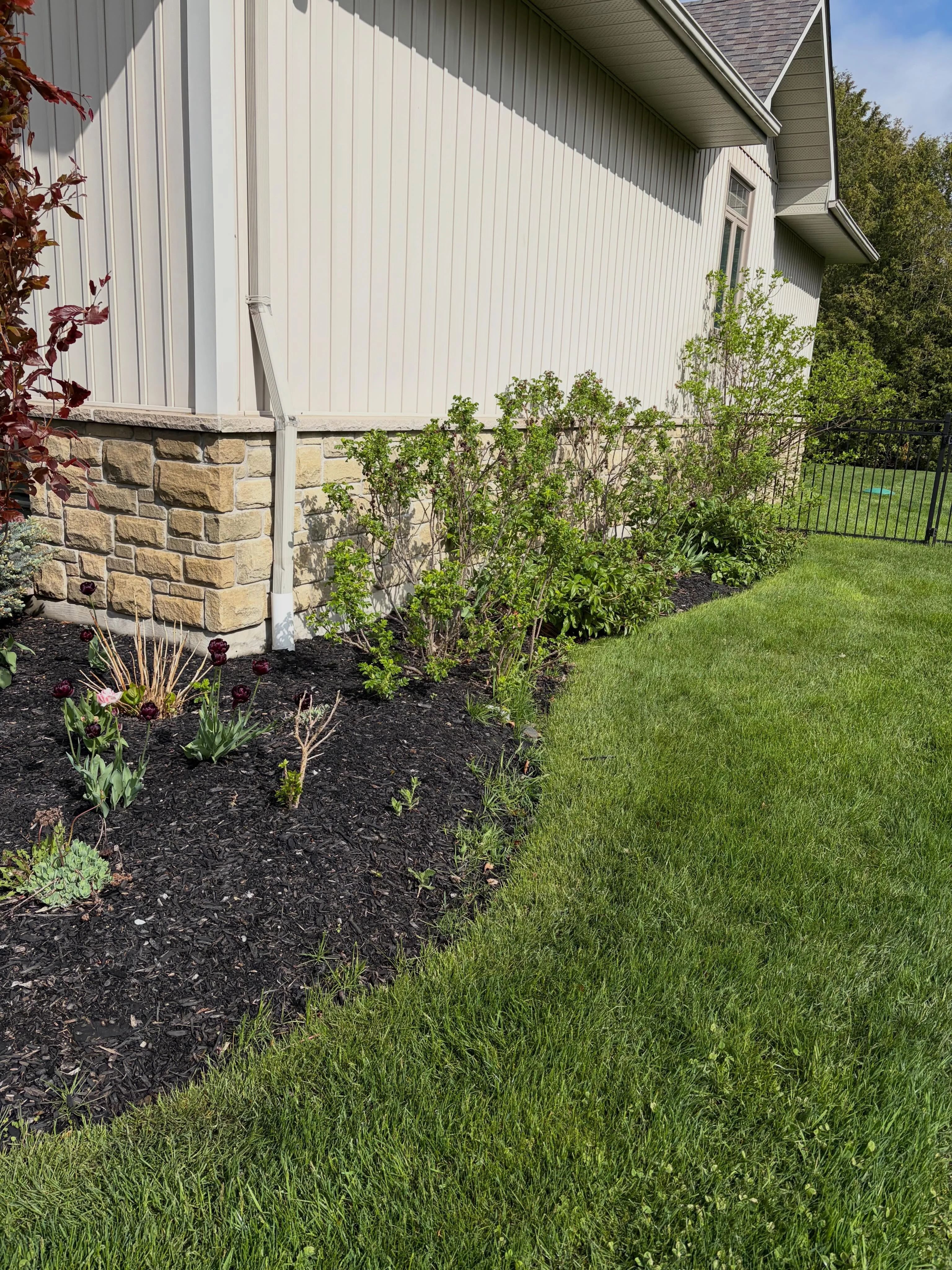 Two towns, two transformations, one busy day and a great team We started the morning prepping these garden beds in Port…