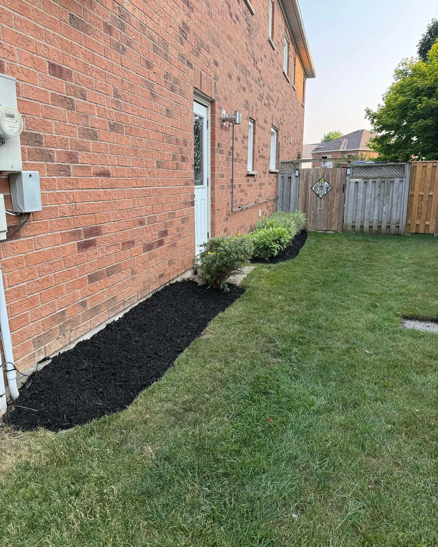 A recent garden transformation!